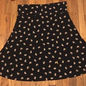 LuLaRoe Azure Raccoon Skirt 3XL